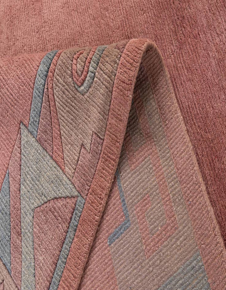 Detail image of  8' 1 x 11' 2  Hand Knotted Tibet Wool Rug