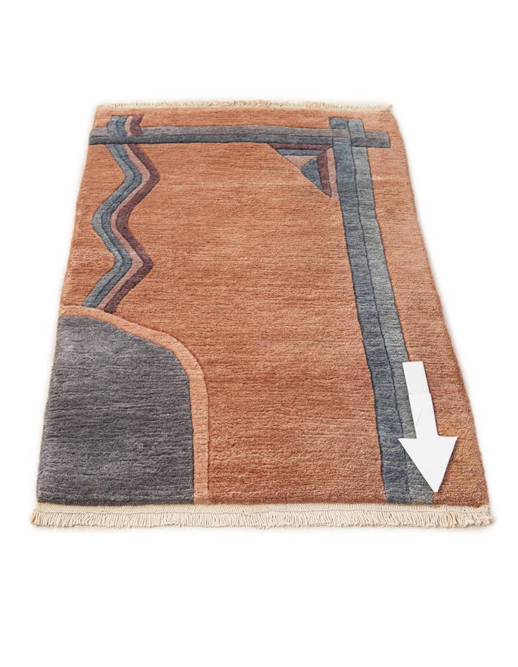 Detail image of  2' 2 x 3' 7  Hand Knotted Tibet Wool Rug