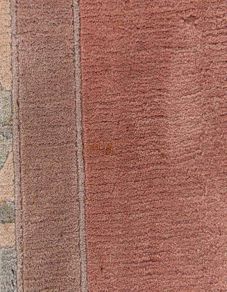 Detail image of  4' 7 x 6' 4  Hand Knotted Tibet Wool Rug