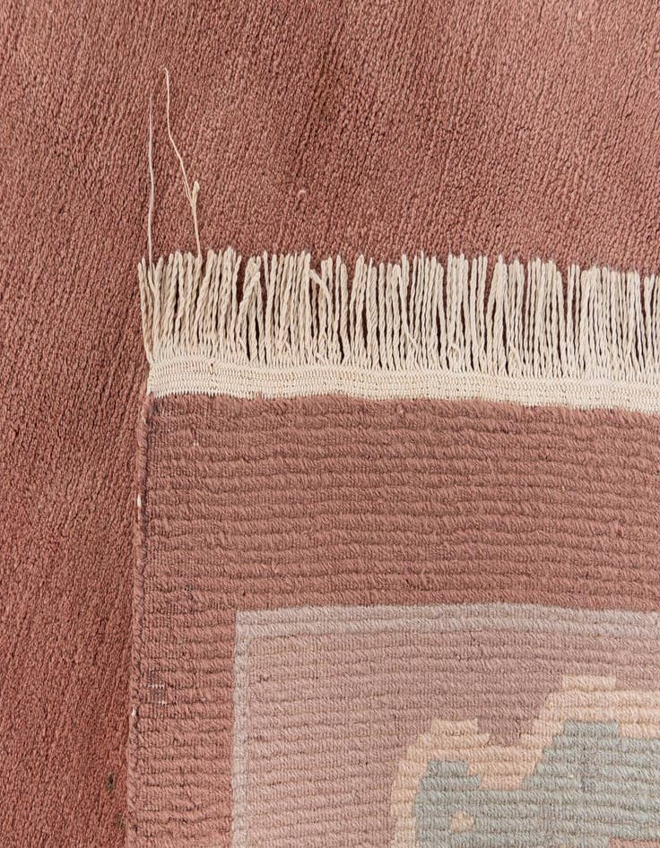 Detail image of  4' 7 x 6' 4  Hand Knotted Tibet Wool Rug