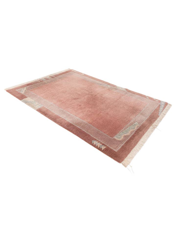 Detail image of  4' 7 x 6' 4  Hand Knotted Tibet Wool Rug