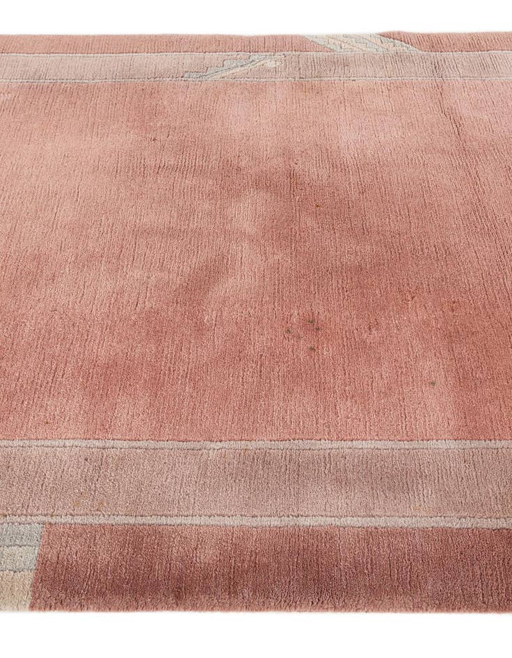 Detail image of  4' 7 x 6' 4  Hand Knotted Tibet Wool Rug