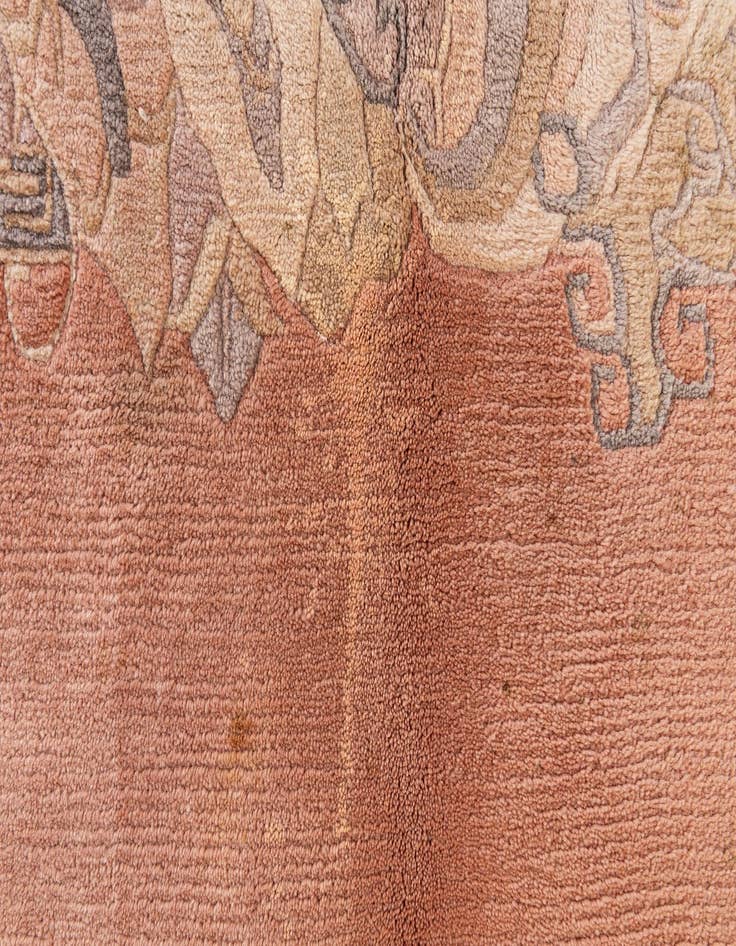 Detail image of  6' 9 x 8' 1  Hand Knotted Tibet Wool Rug