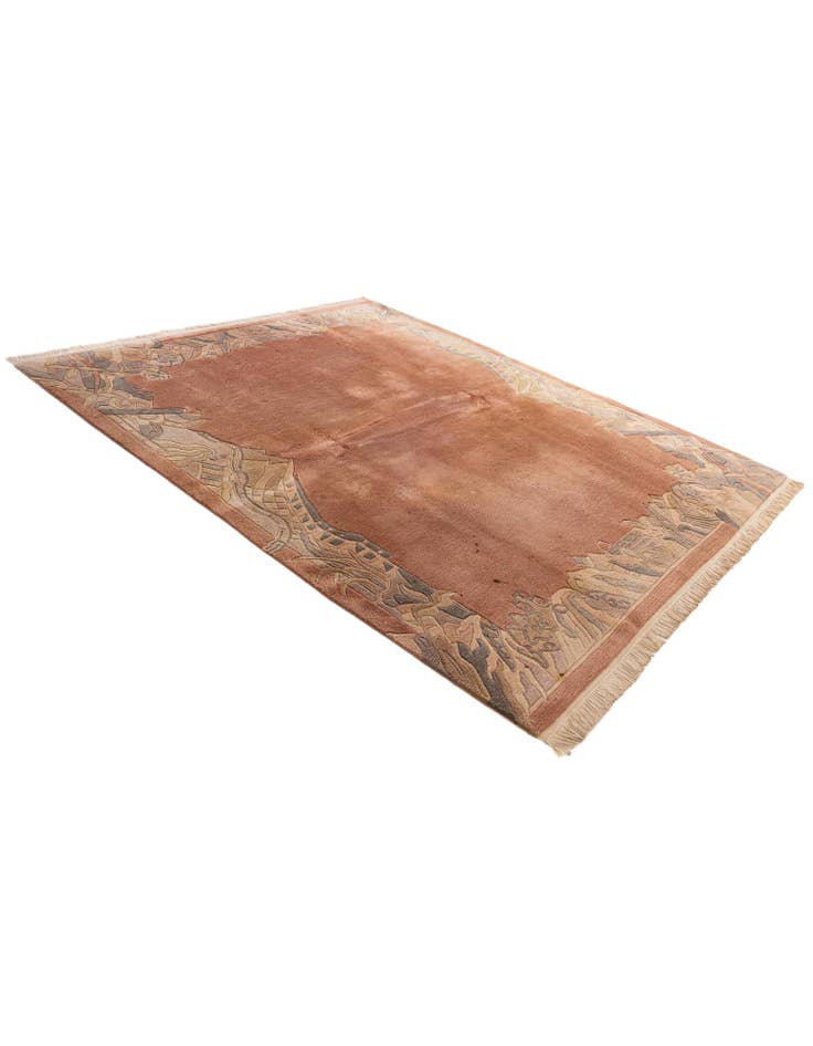 Detail image of  6' 9 x 8' 1  Hand Knotted Tibet Wool Rug