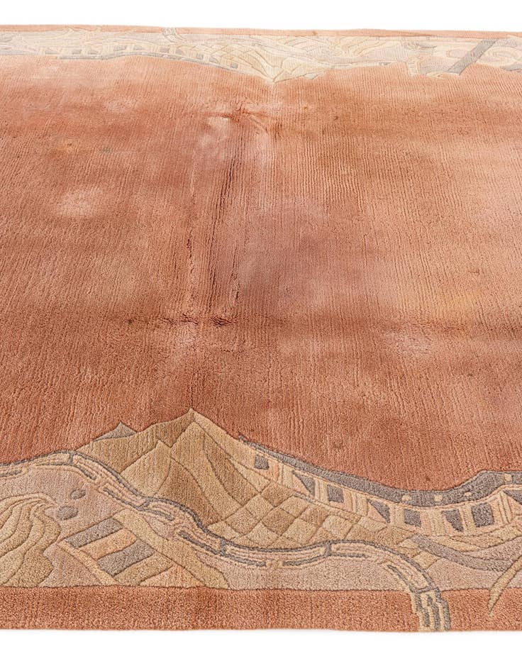 Detail image of  6' 9 x 8' 1  Hand Knotted Tibet Wool Rug