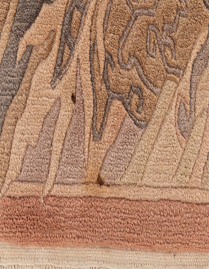 Detail image of  6' 9 x 8' 1  Hand Knotted Tibet Wool Rug