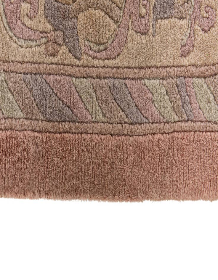 Detail image of  6' 8 x 9' 10  Hand Knotted Tibet Wool Rug