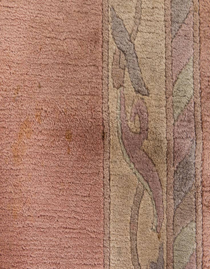 Detail image of  6' 8 x 9' 10  Hand Knotted Tibet Wool Rug