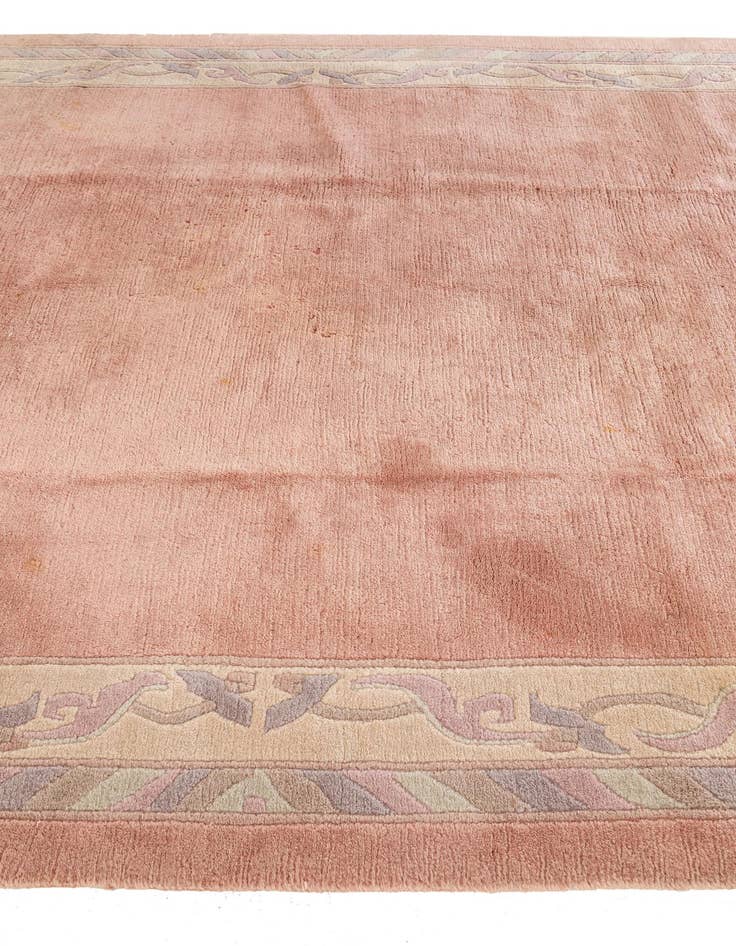 Detail image of  6' 8 x 9' 10  Hand Knotted Tibet Wool Rug