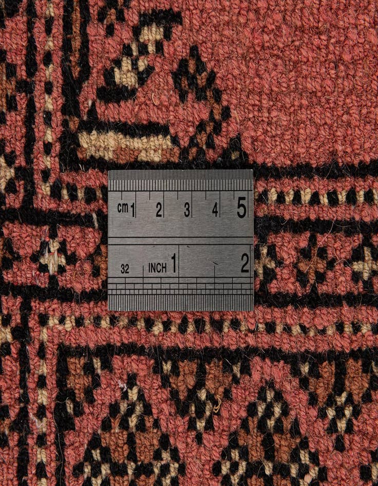 Detail image of  2' x 3' 5  Hand Knotted Torkaman Persian Wool Rug