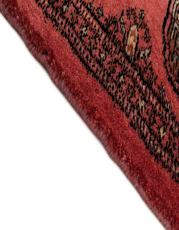 Detail image of  2' x 3' 5  Hand Knotted Torkaman Persian Wool Rug