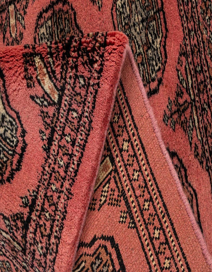 Detail image of  2' 2 x 3' 3  Hand Knotted Torkaman Persian Wool Rug