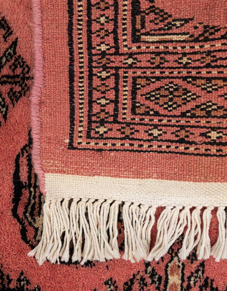 Detail image of  2' 2 x 3' 3  Hand Knotted Torkaman Persian Wool Rug