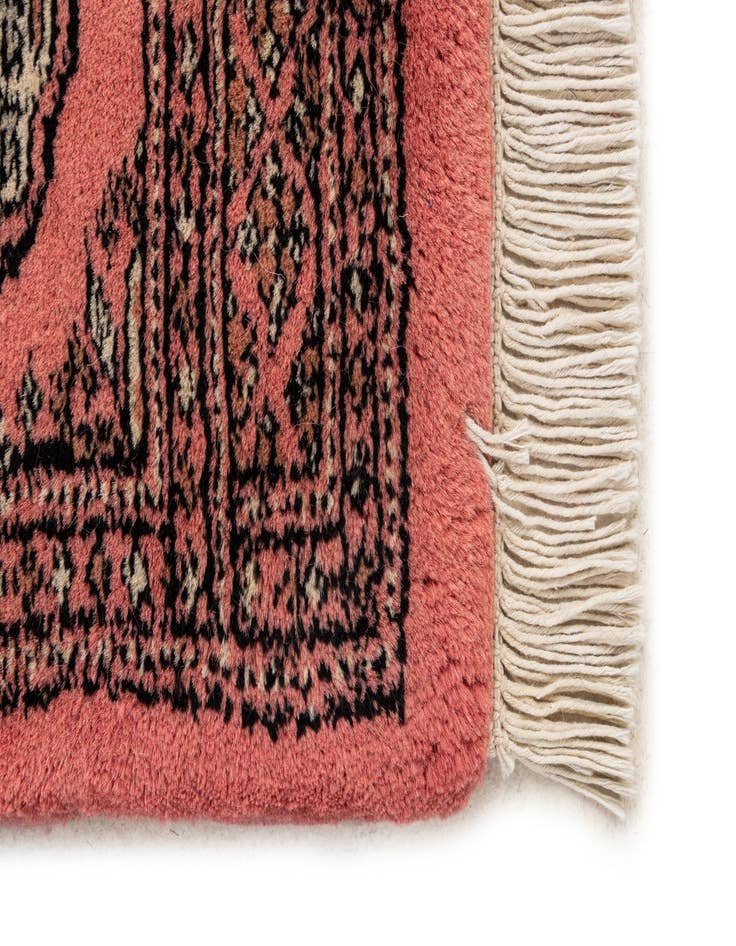 Detail image of  2' 2 x 3' 3  Hand Knotted Torkaman Persian Wool Rug