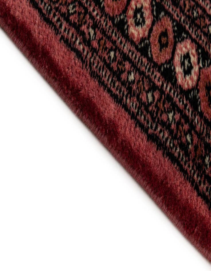 Detail image of  4' 2 x 6' 2  Hand Knotted Torkaman Persian Wool Rug