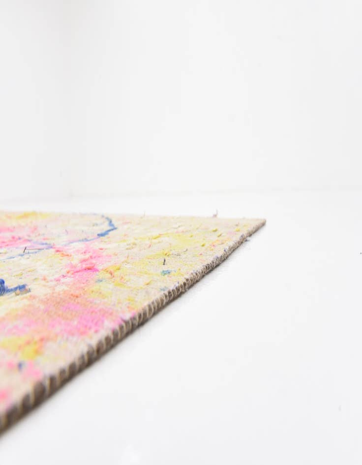 Detail image of  4' 10 x 6' 3  Hand Knotted Ultra Vintage Persian Wool Rug