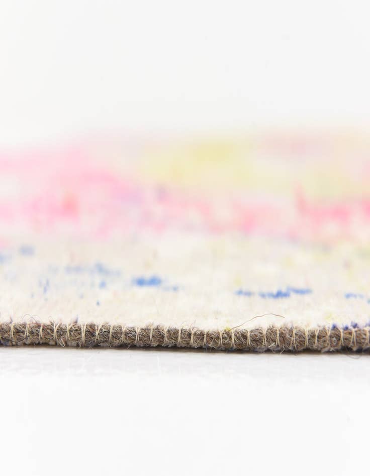 Detail image of  4' 10 x 6' 3  Hand Knotted Ultra Vintage Persian Wool Rug