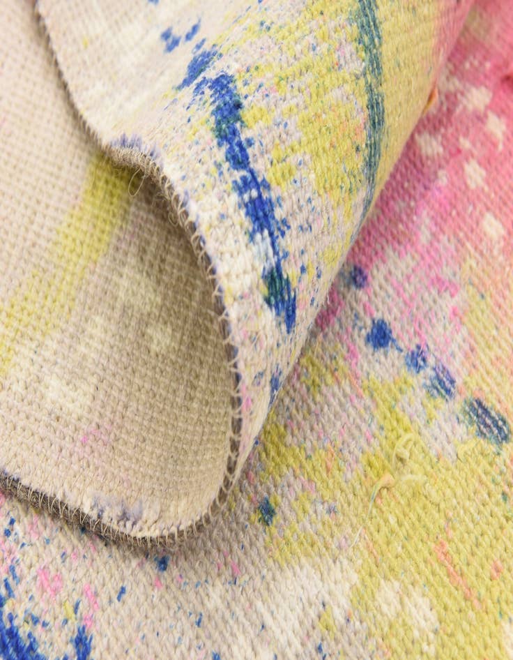 Detail image of  4' 10 x 6' 3  Hand Knotted Ultra Vintage Persian Wool Rug