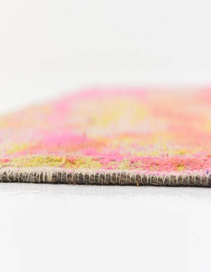 Detail image of  3' 3 x 4' 6  Hand Knotted Ultra Vintage Persian Wool Rug