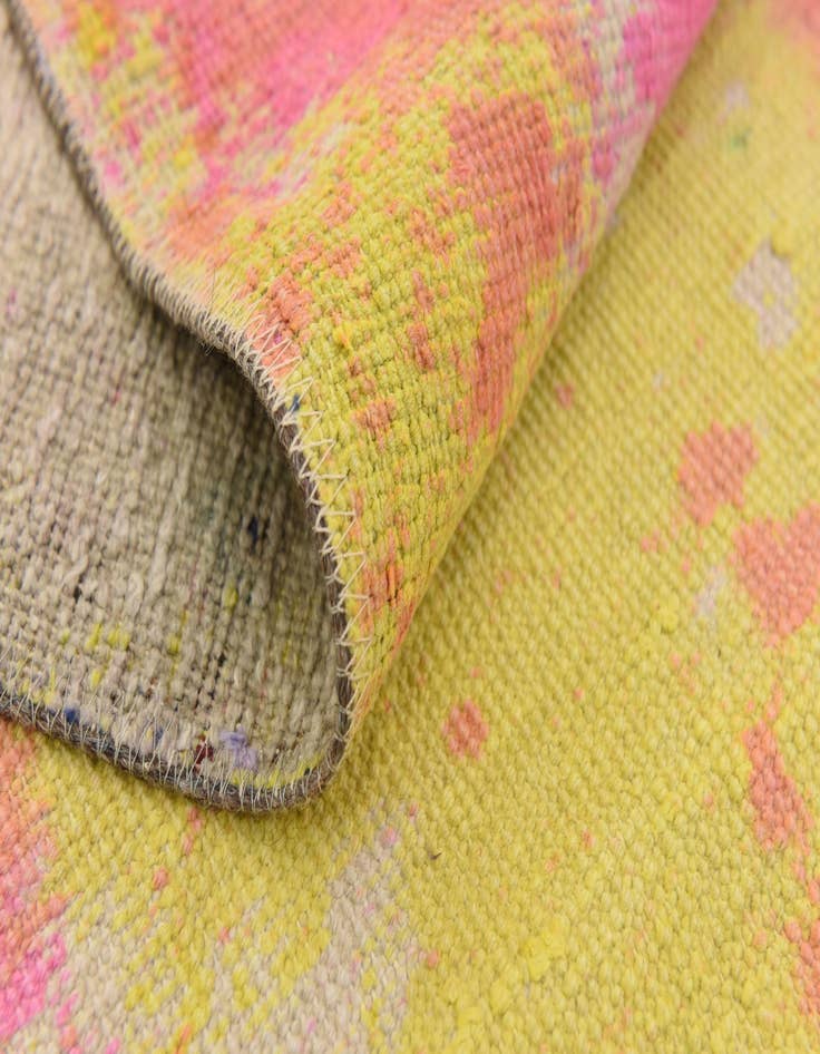 Detail image of  3' 3 x 4' 6  Hand Knotted Ultra Vintage Persian Wool Rug