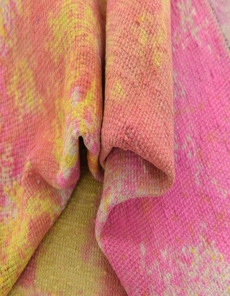 Detail image of  3' 3 x 4' 6  Hand Knotted Ultra Vintage Persian Wool Rug