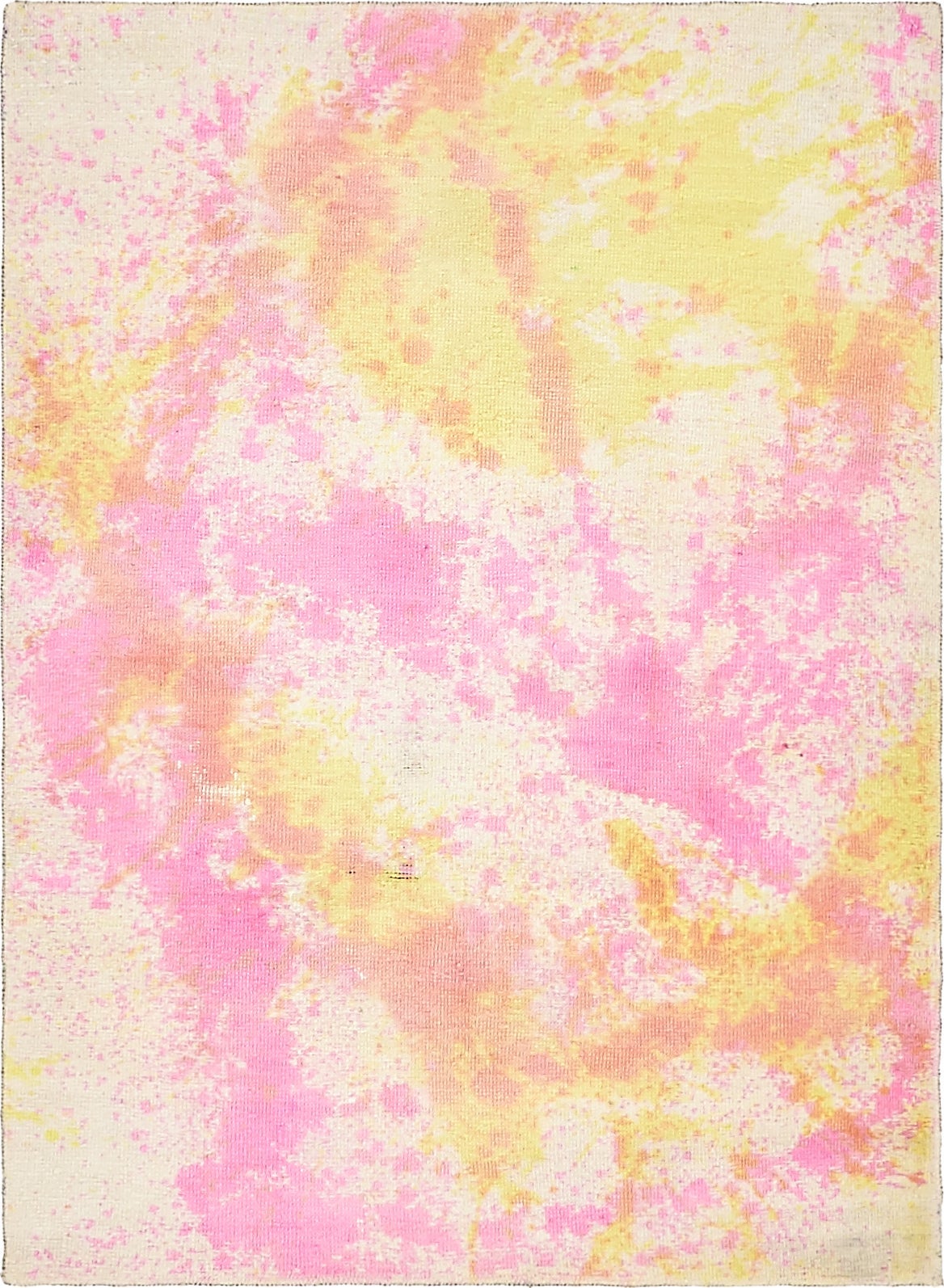  3' 3 x 4' 6  Hand Knotted Ultra Vintage Persian Wool Rug