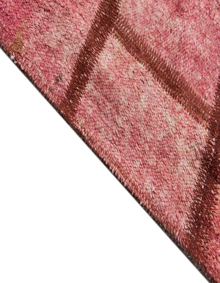 Detail image of  6' 10 x 9' 2  Hand Knotted Ultra Vintage Persian Wool Rug