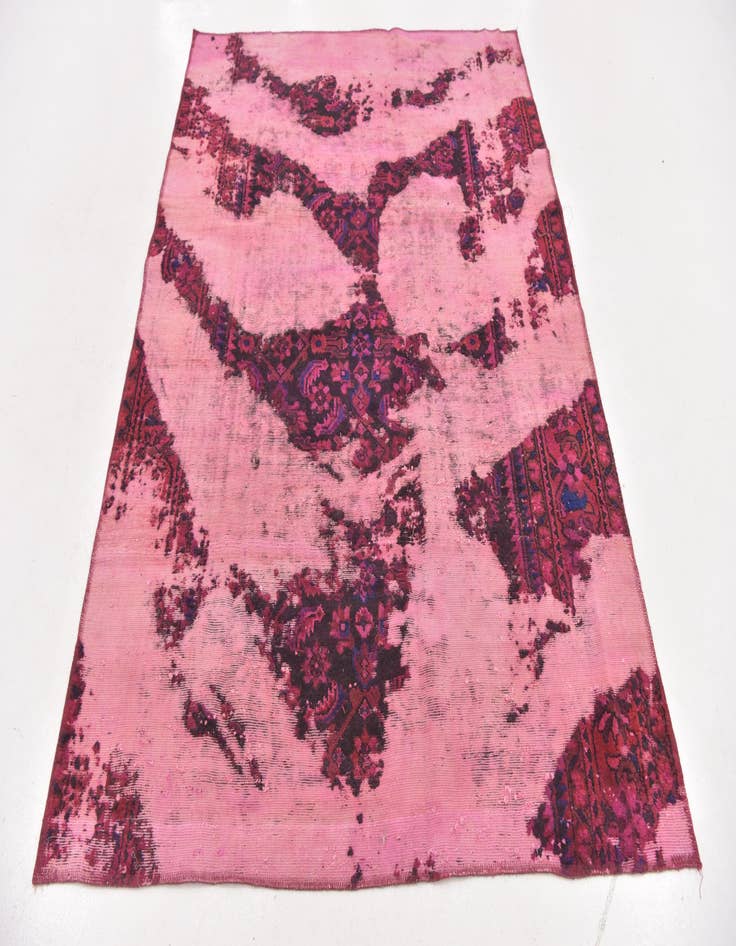 Detail image of  5' 2 x 7'  Hand Knotted Ultra Vintage Persian Wool Rug