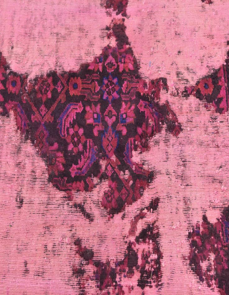 Detail image of  5' 2 x 7'  Hand Knotted Ultra Vintage Persian Wool Rug