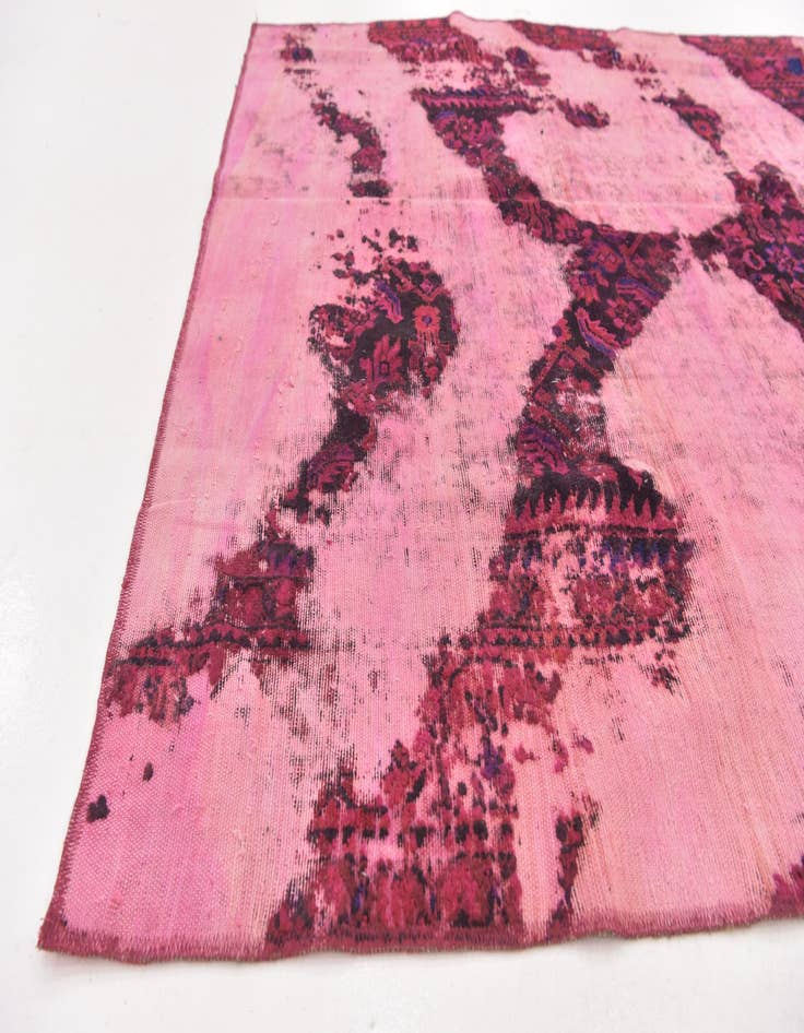 Detail image of  5' 2 x 7'  Hand Knotted Ultra Vintage Persian Wool Rug