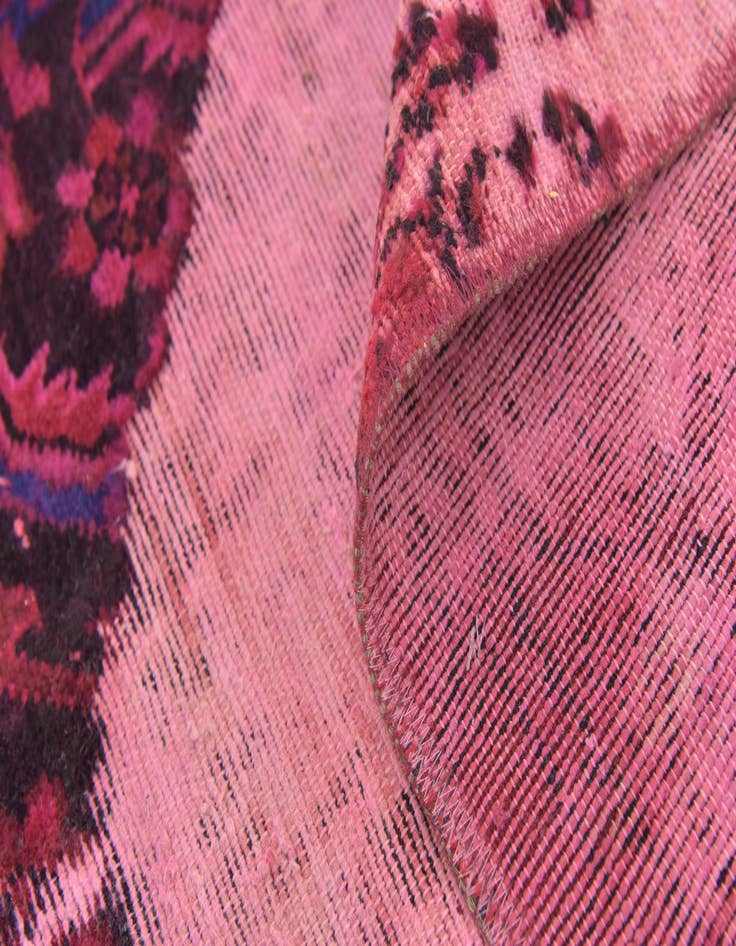 Detail image of  5' 2 x 7'  Hand Knotted Ultra Vintage Persian Wool Rug