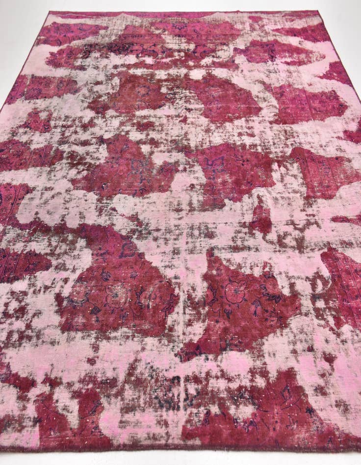 Detail image of  9' 2 x 10' 2  Hand Knotted Ultra Vintage Persian Wool Rug