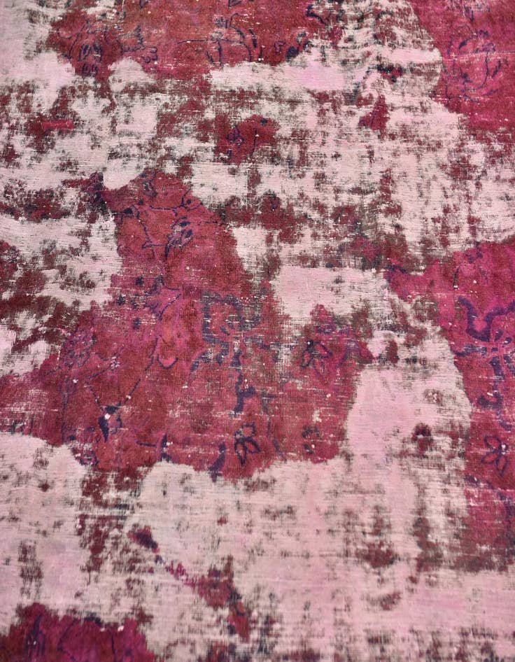 Detail image of  9' 2 x 10' 2  Hand Knotted Ultra Vintage Persian Wool Rug