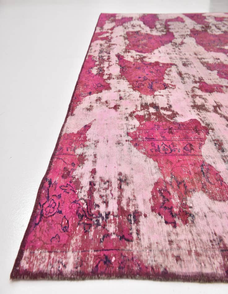 Detail image of  9' 2 x 10' 2  Hand Knotted Ultra Vintage Persian Wool Rug