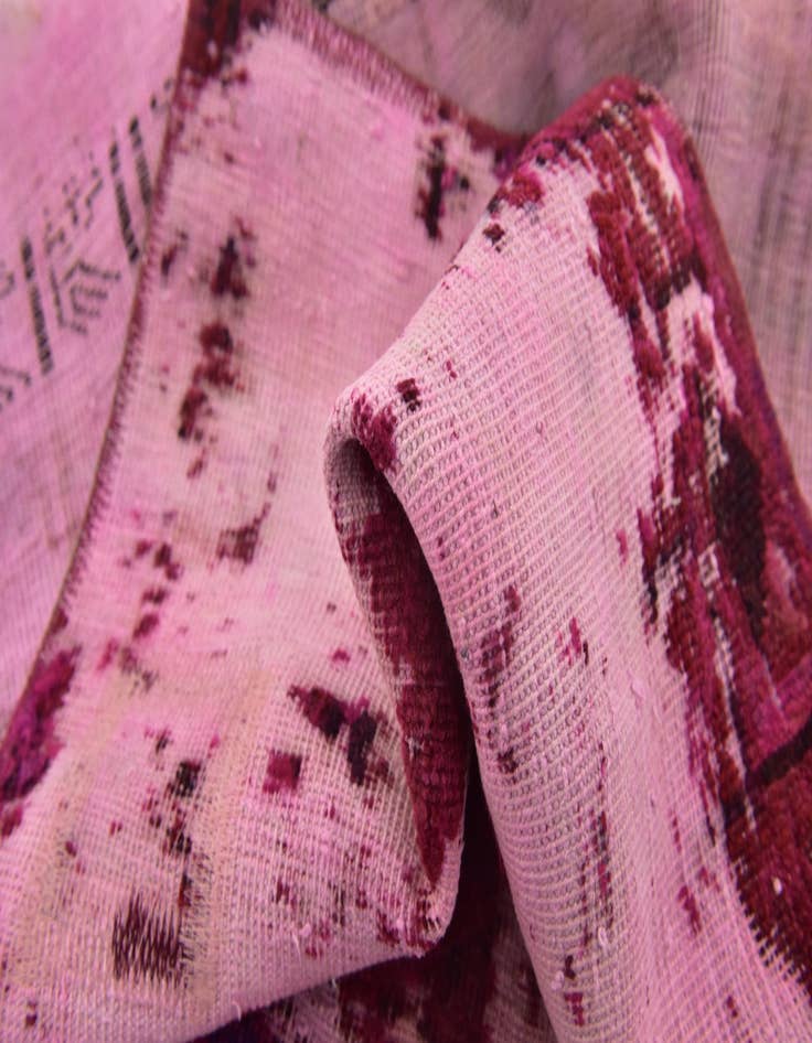 Detail image of  3' 3 x 6'  Hand Knotted Ultra Vintage Persian Wool Rug