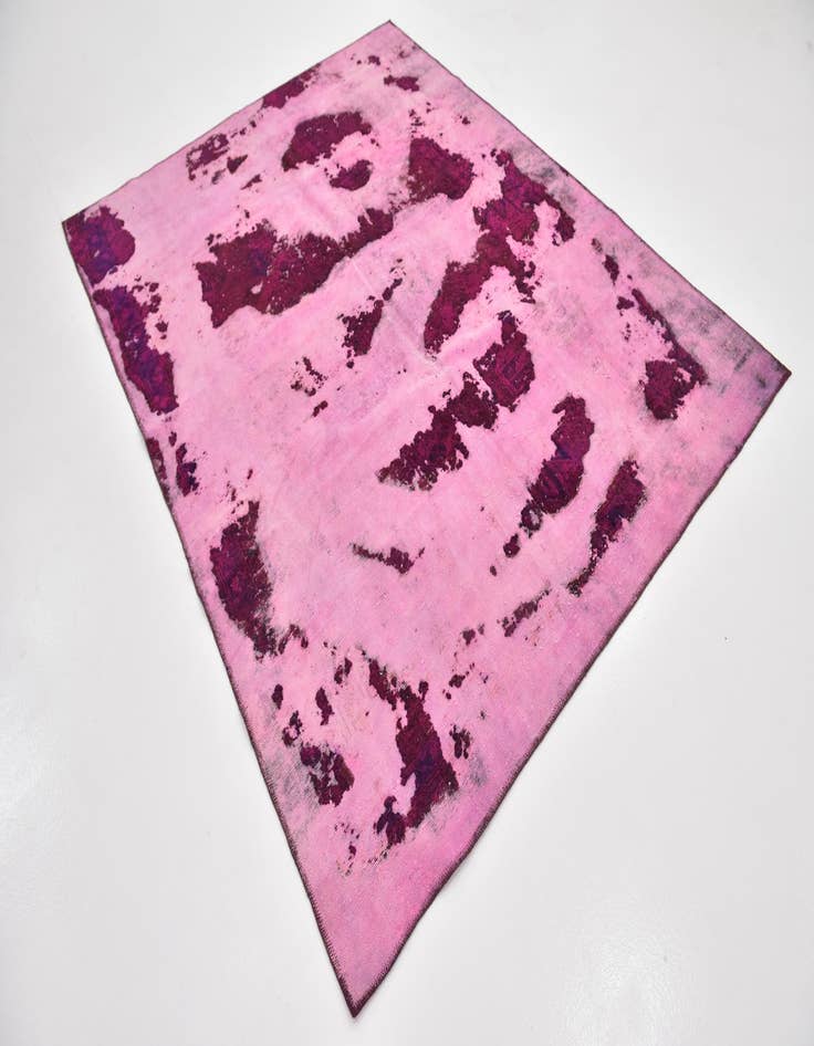 Detail image of  6' 3 x 8'  Hand Knotted Ultra Vintage Persian Wool Rug