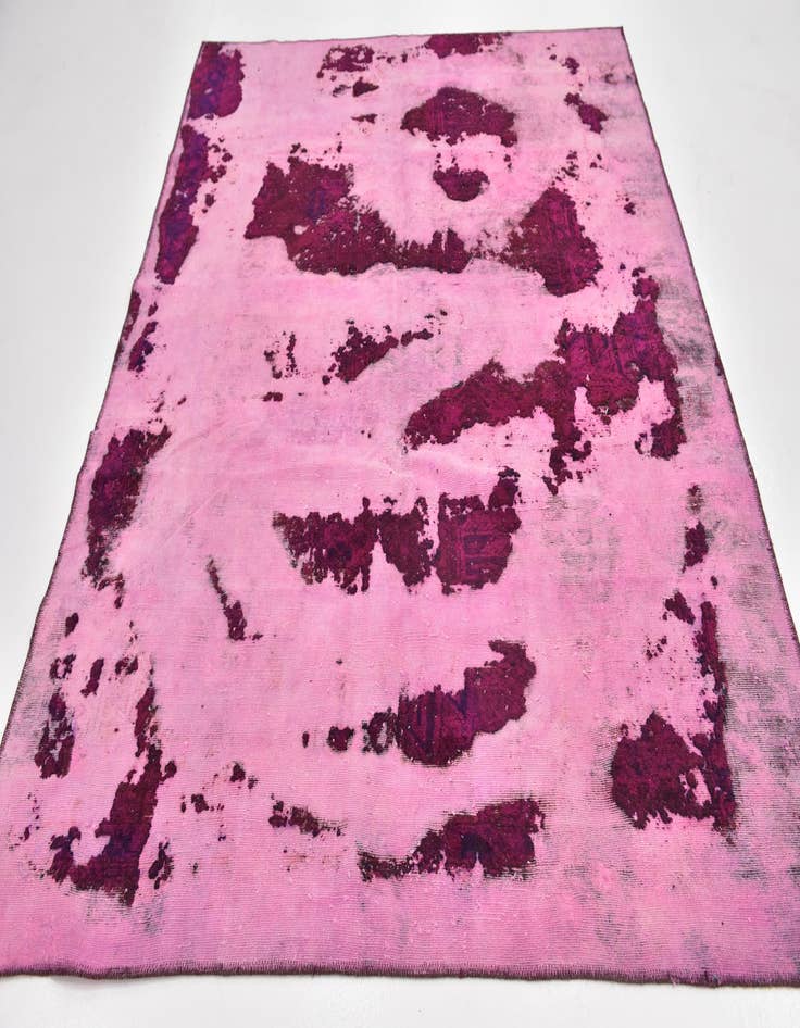 Detail image of  6' 3 x 8'  Hand Knotted Ultra Vintage Persian Wool Rug