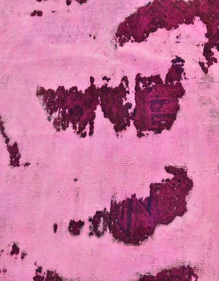 Detail image of  6' 3 x 8'  Hand Knotted Ultra Vintage Persian Wool Rug