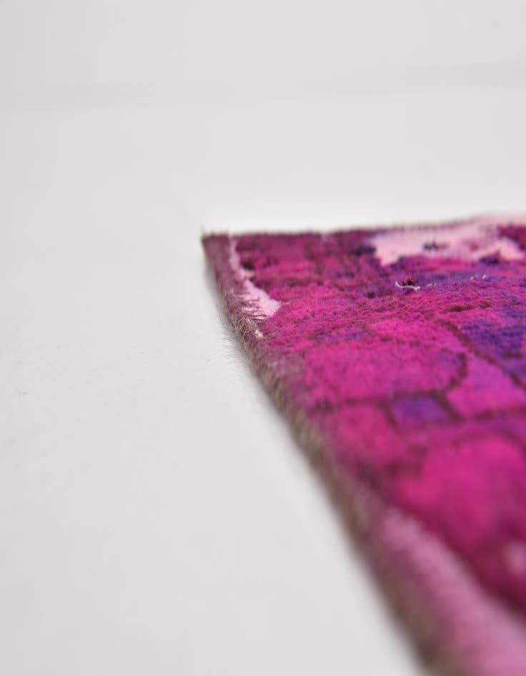 Detail image of  6' 3 x 8'  Hand Knotted Ultra Vintage Persian Wool Rug