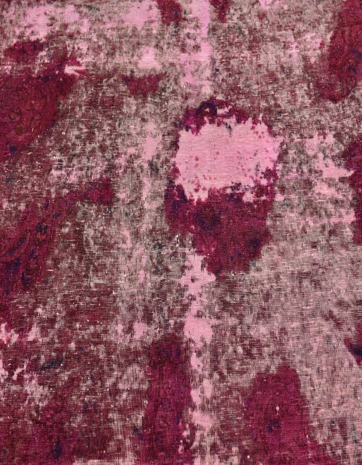 Detail image of  5' 10 x 8' 7  Hand Knotted Ultra Vintage Persian Wool Rug