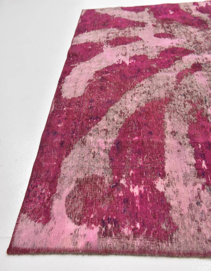 Detail image of  5' 10 x 8' 7  Hand Knotted Ultra Vintage Persian Wool Rug