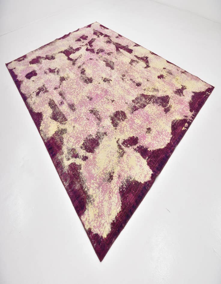 Detail image of  9' x 12'  Hand Knotted Ultra Vintage Persian Wool Rug