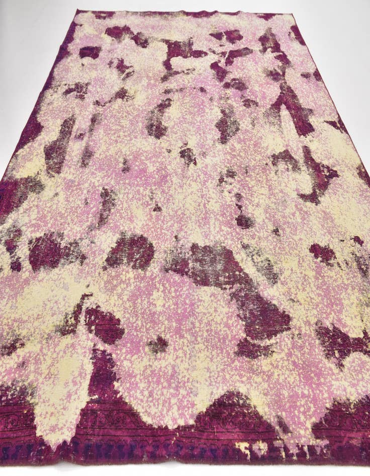 Detail image of  9' x 12'  Hand Knotted Ultra Vintage Persian Wool Rug