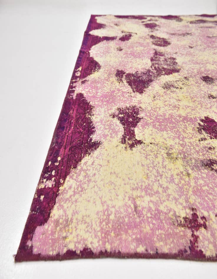 Detail image of  9' x 12'  Hand Knotted Ultra Vintage Persian Wool Rug