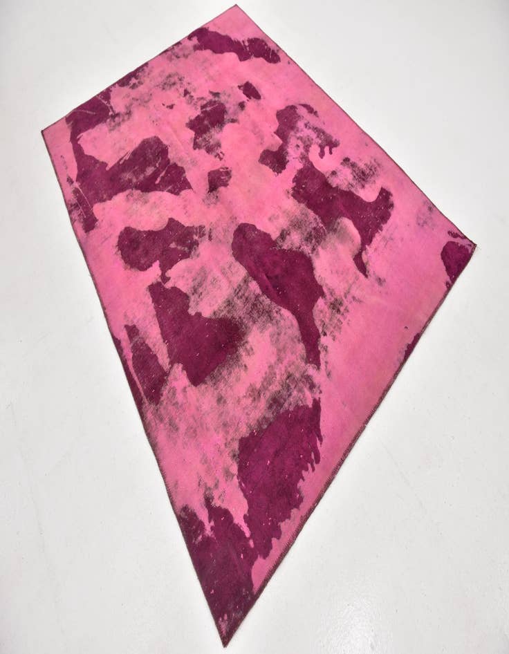 Detail image of 5' 9 x 7' 6 Hand Knotted Ultra Vintage Persian Wool Rug