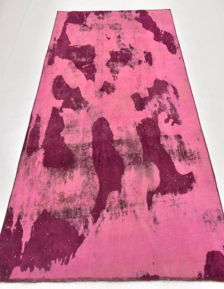 Detail image of 5' 9 x 7' 6 Hand Knotted Ultra Vintage Persian Wool Rug