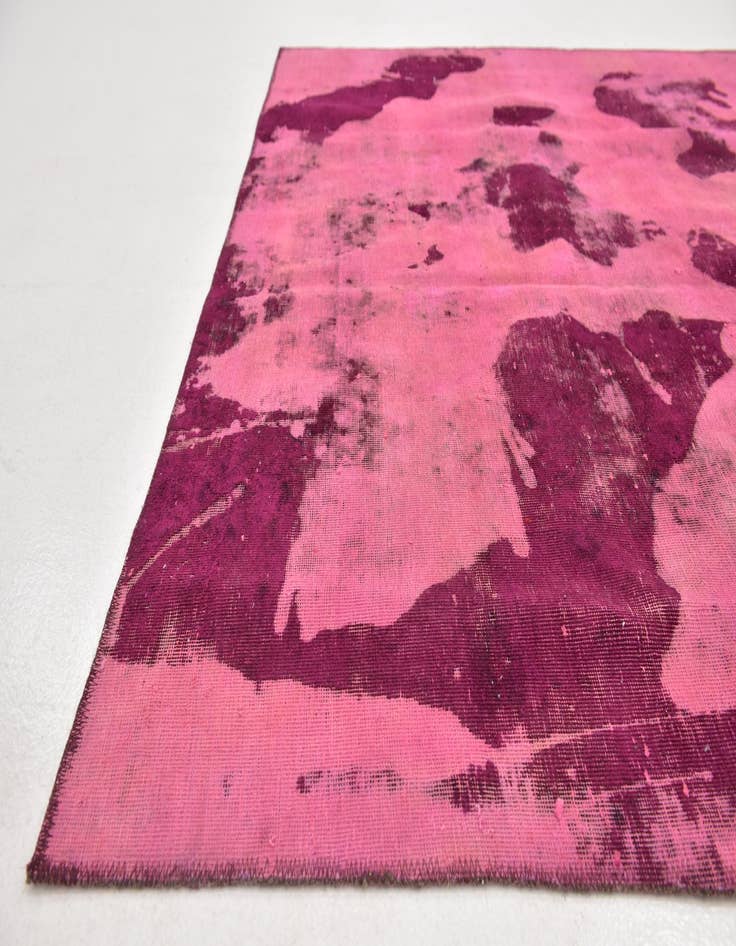 Detail image of 5' 9 x 7' 6 Hand Knotted Ultra Vintage Persian Wool Rug