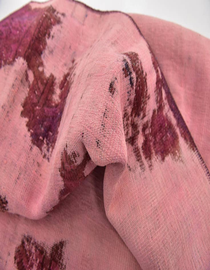 Detail image of  5' 6 x 7' 7  Hand Knotted Ultra Vintage Persian Wool Rug