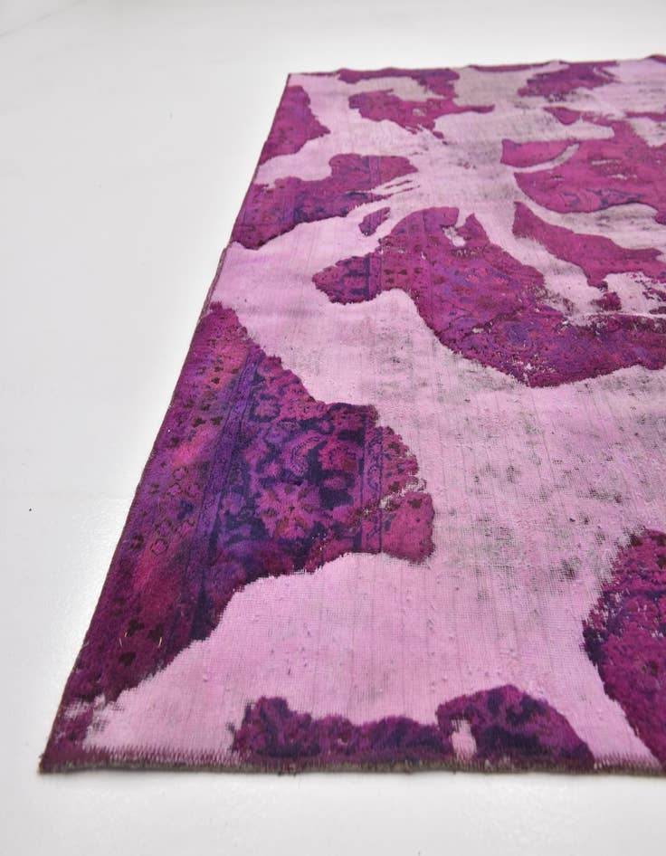 Detail image of  8' 6 x 12' 2  Hand Knotted Ultra Vintage Persian Wool Rug