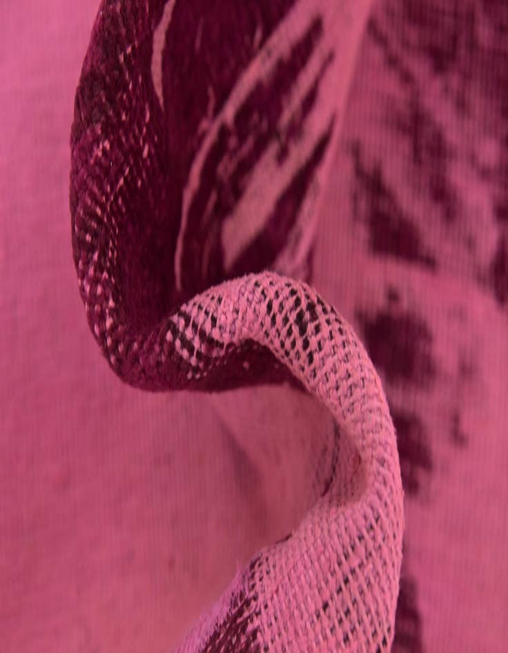 Detail image of  6' 5 x 9' 5  Hand Knotted Ultra Vintage Persian Wool Rug